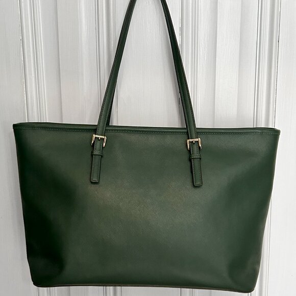Michael Kors Jet Set Tote Bag (Medium) : Moss - Picture 2 of 8